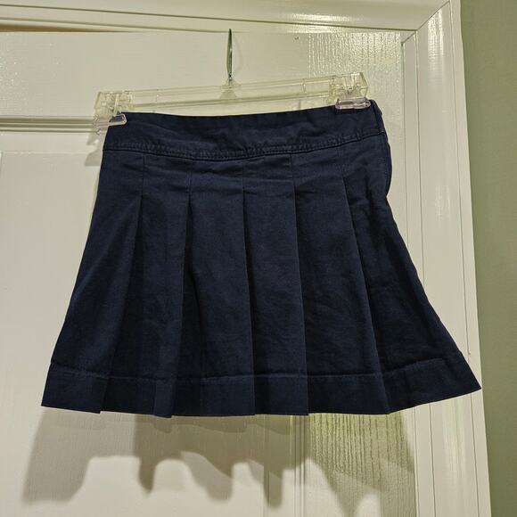 The Children’s Place Girl's Size 6 School Uniform Navy Stretch Pleated Skort - Picture 1 of 4